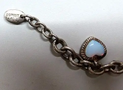 ESPRIT Armband aus 925 Silber mit Herzen