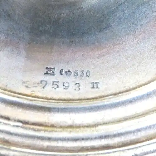 Vase aus massivem 830 Silber Wilkens & Söhne 3