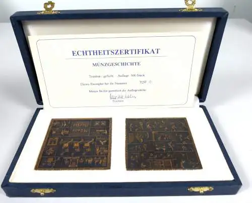 2 original DDR Medaillen Münze Berlin Auflage 500 Ehrengeschenk