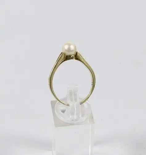 Ring aus 585 Gold mit Perle, Gr. 64/Ø 20,3 mm  (da6791)