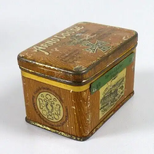 original alte Blechdose für EK Ösen und andere Ringläufer