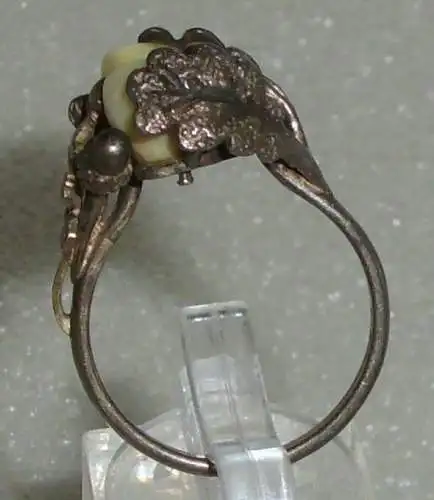 Grandel-Ring aus 835er Silber Fischland mit Grandeln, Gr. 60, Ø 19,1 mm (da3552)