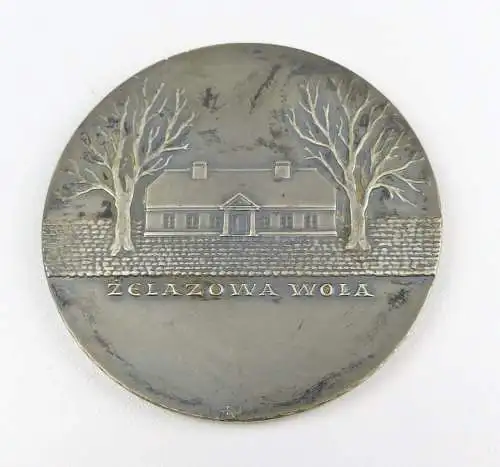 Medaille mit Fryderyk Chopin mit Geburtshaus in Zelazowa Wola (da4630)