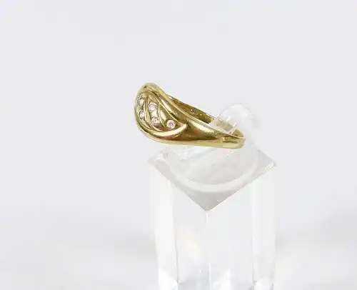 Ring aus 333 Gold mit Zirkonia, Gr. 63/Ø 20 mm  (da5978)