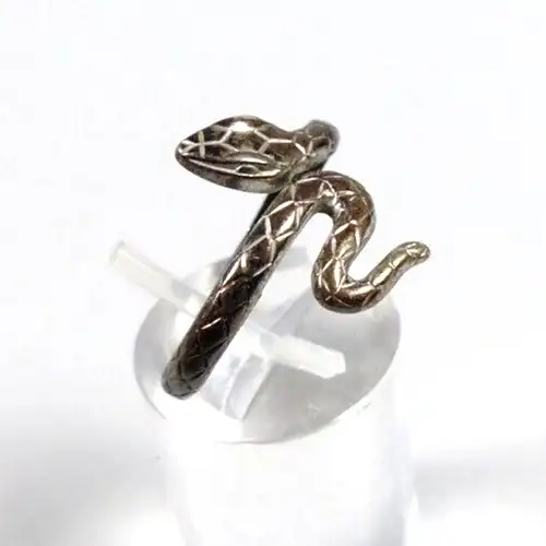Ring Schlange aus 835 Silber, Gr. 57