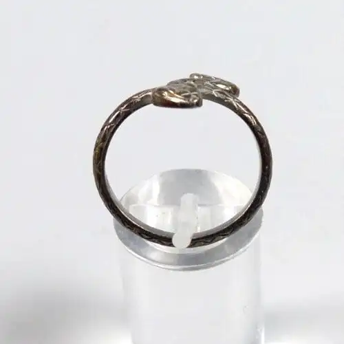 Ring Schlange aus 835 Silber, Gr. 57