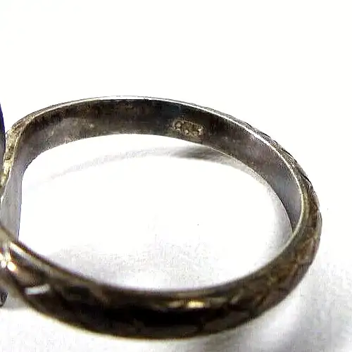 Ring Schlange aus 835 Silber, Gr. 57