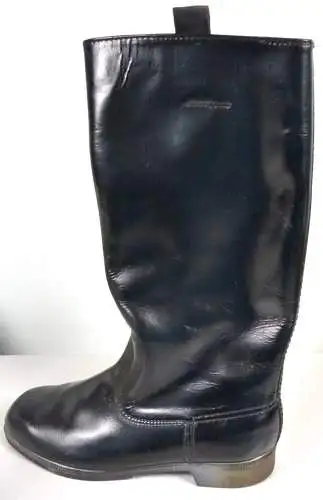 original alte Stiefel Chromleder Paradestiefel Größe 28