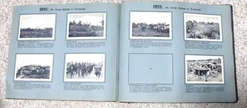 original altes Album Der Weltkrieg 1914-1918 Ost- und Westfront   selten
