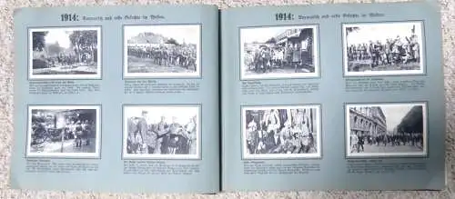 original altes Album Der Weltkrieg 1914-1918 Ost- und Westfront   selten