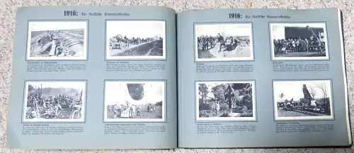 original altes Album Der Weltkrieg 1914-1918 Ost- und Westfront   selten
