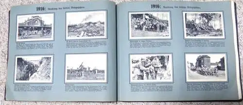 original altes Album Der Weltkrieg 1914-1918 Ost- und Westfront   selten