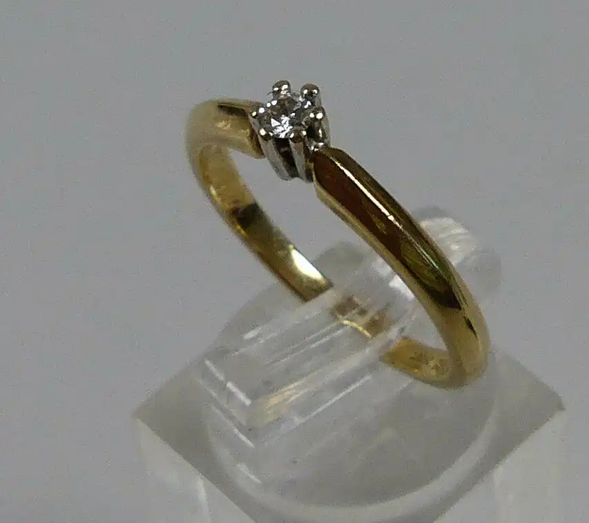 Christ Diamnat-Ring aus 585 Gold, Gr. 58/Ø 18,4 mm  (da5690) 2