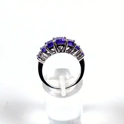 Ring aus 925 silber mit Amethyst  Größe 57