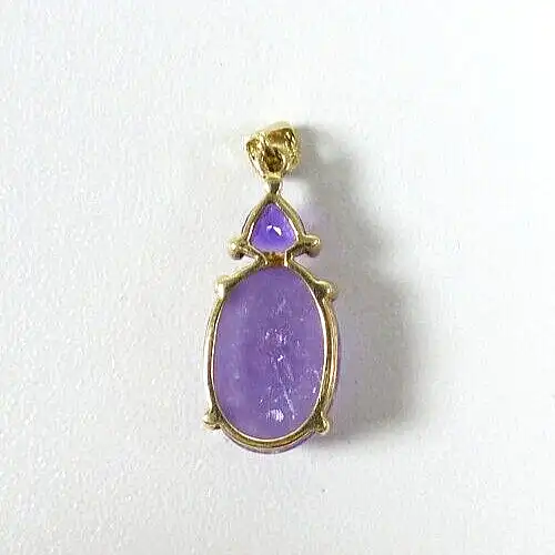 Anhänger aus 375 Gold mit Amethyst