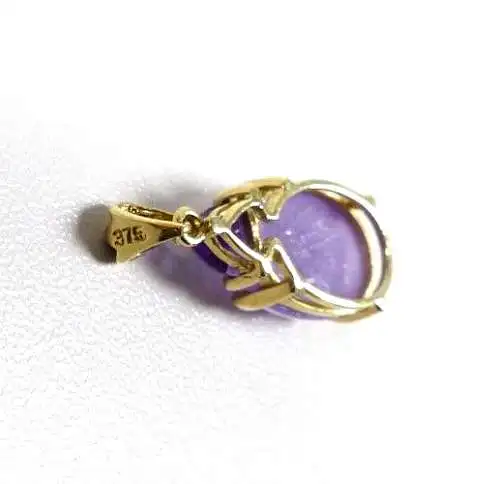 Anhänger aus 375 Gold mit Amethyst