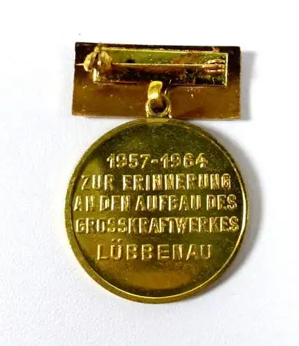 Original DDR Abzeichen VEB Kraftwerke Lübbenau 1957 - 1964