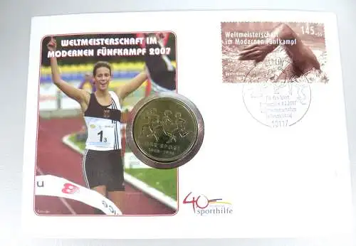 6 original alte Numisbriefe dabei Röntgen von 1996 mit 5 Ostmark