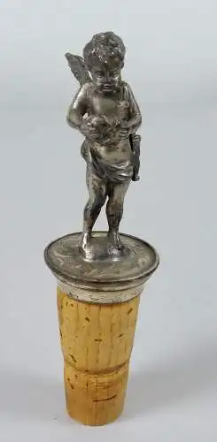 Flaschen-Korken/Zier-Korken mit Figur Engel mit zerbrochenem Herz  (da6378)