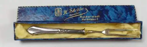 Jugendstil-Vorlegegabel in OVP   (da4830)