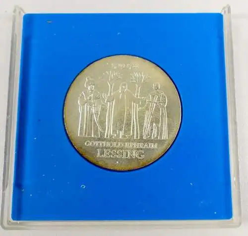 DDR 20 Mark Silber Lessing 1979 in OVP