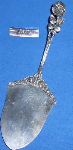 Gebäckheber aus 800 Silber Hildesheimer Rose   (da3734)