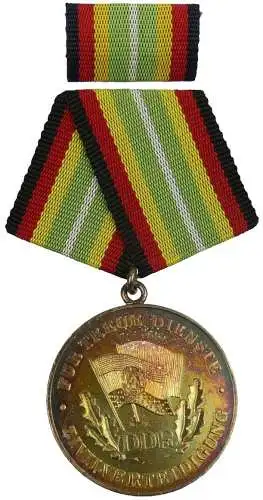 Treue Dienste in der Zivilverteidigung der DDR in Silber 1984-1986 (AH275b)