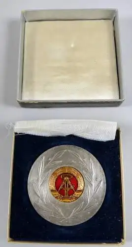 DDR Landwirtschaft Medaille Silber emailliert selten