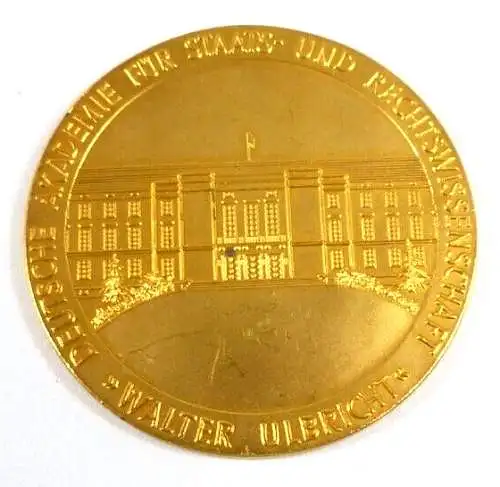DDR Medaille Akademie für Staats- und Rechtswissenschaften "Walter Ulbricht"