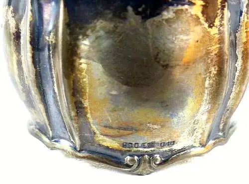 Serviettenring aus massivem 800 Silber  ohne Monogramm