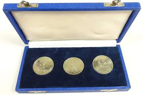 3 original alte Medaillen Stendal Grenzkommando Nord in OVP