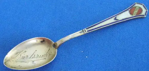 original alter Sammler-Löffel Karlsruhe 800 Silber
