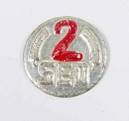 original altes seltenes Abzeichen DDR SED 2 Jahre SED   (da6030)
