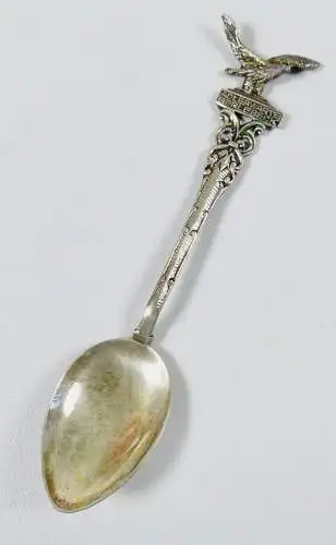 Sammlerlöffel Adlerwarte Berlebeck aus 835 Silber, original alt   (da6804)