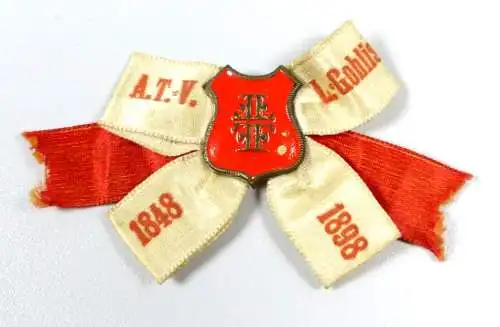 original altes Abzeichen  Arbeiter Turn Verein Leipzig Gohlis 1898