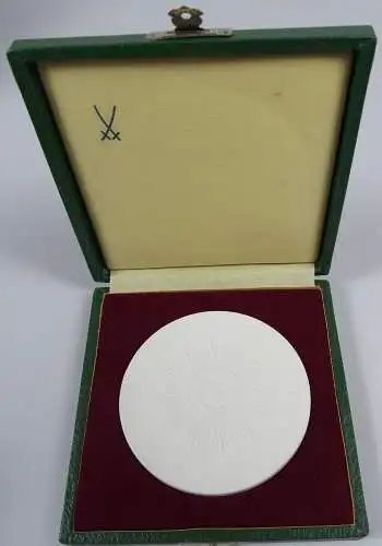 original  Meissen Medaille Für den Schutz der Arbeiter und Bauernmacht in OVP