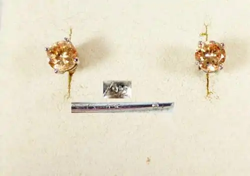 Ohrringe aus 925 Silber mit Citrin    (da6129)