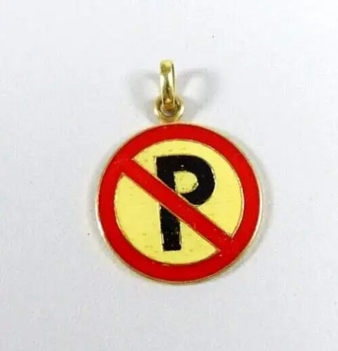 Anhänger Parkverbot aus 333  Gold