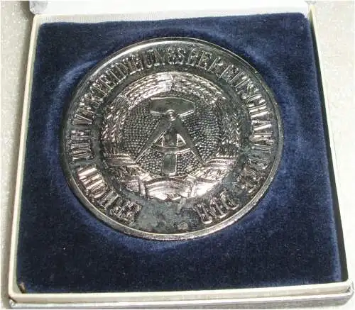 DDR Medaille Meisterschaft der DDR im Schiffsmodellsport  in OVP (da3308)