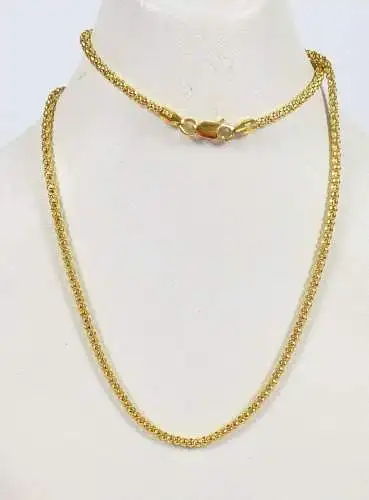 Kette aus 925 Silber vergoldet  45 cm