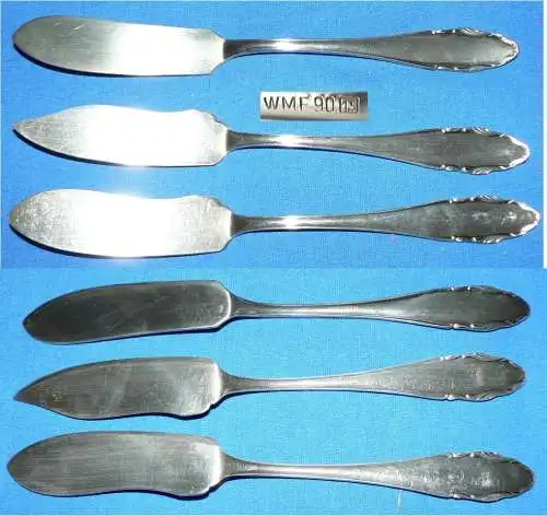 3 WMF Vorlegeteile 90 Auflage versilbert    