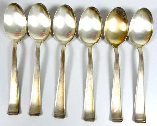 Ebel Bauhaus  Besteck 6 Esslöffel versilbert 120 Silberauflage
