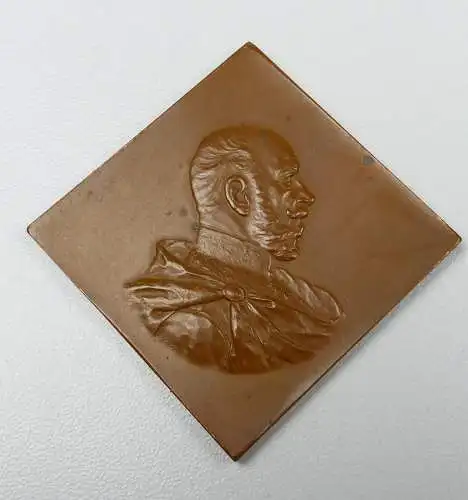 Medaille Klippe 1897 Pressen Deutsches Centenar-Sport-Fest Berlin 1897  (da5066)