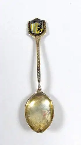 Andenkenlöffel Sammlerlöffel Karl-Marx-Stadt aus 800 Silber selten