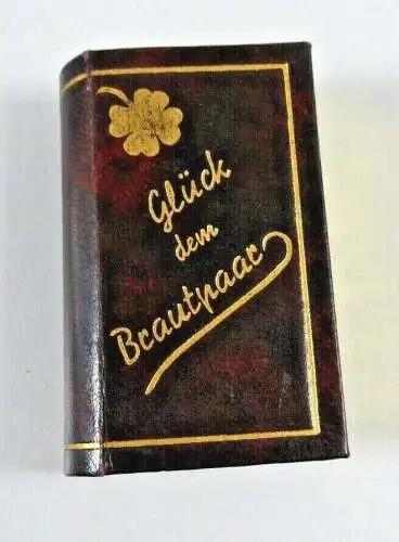 altes Schmuck-Etui/Schmuckschachtel für Eheringe  selten 