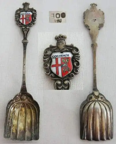 alter Andenken-Zucker-Löffel 800 Silber Cochem/M