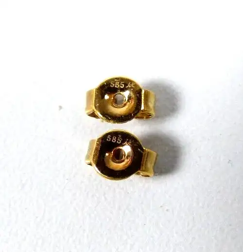 Diamant Ohrringe Ohrstecker aus 585 Gold signiert JH 3