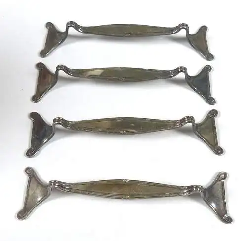 4 Messerbänke Kreuzband wohl versilbert