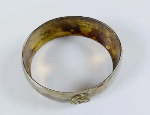 Serviettenring aus 800er mit Monogramm (da6661)