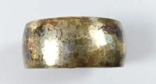 Serviettenring aus 800er mit Monogramm (da6661)